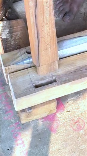 Easy to make bevel chisel tools process tips 🪵 wood joint project easy cutting tools #bevel #tools