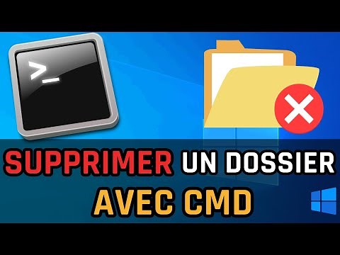 Comment supprimer un dossier avec CMD sur Windows 10/11 ?