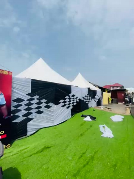 Outdoor Event Setup for a Dream Wedding