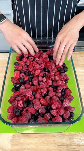 Simple mixed berry dessert I show you a simple mixed berry cobbler dessert! | Amy L Daily Recipes