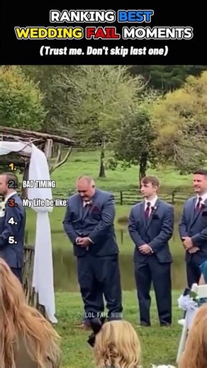 Ranking Best Wedding Fail Moments 👰😂