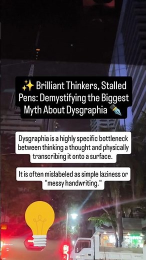 Dysgraphia explained #TheSpectrumSpace