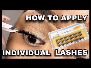 How To: APPLY INDIVIDUAL LASHES