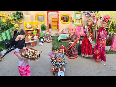 Barbie Doll All Day Routine In Indian Village/Radha Ki Kahani Part -698/Gudiya Wala Cartoon||