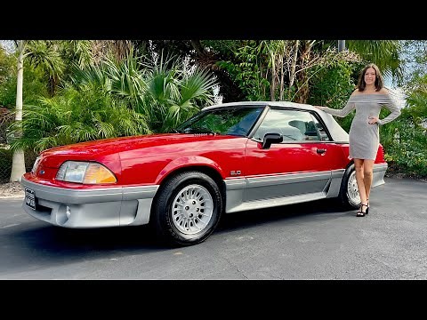 1989 Ford Mustang GT Convertible - 5.0L V8, 25th Anniversary Mustang