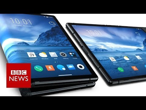 Hands on with the first bendy phone - BBC News
