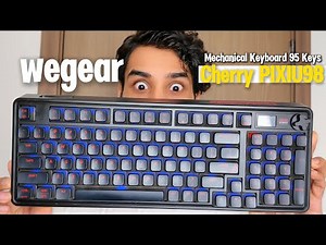 wegear × Cherry PIXIU98 Mechanical Keyboard +8000Hz Speed, LCD Display, RGB, Gaming Keyboard of 2025