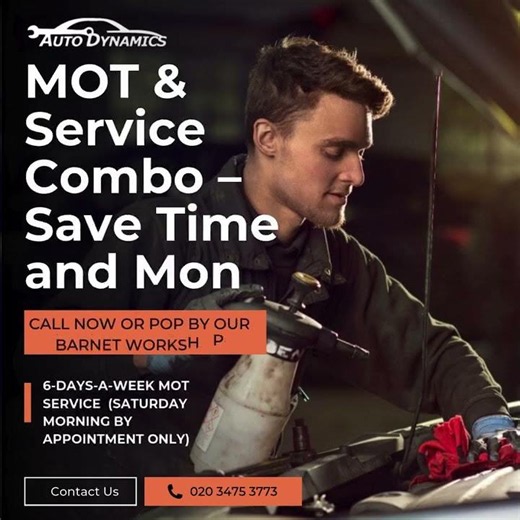 Avoid Costly Repairs: Book Your MOT & Service Together. #CarCareUK #CarServiceBarnet