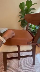 Toddler Booster Seat for Dining Table and Kitchen Chair – Adjustable Safety Straps, Non-Slip, Easy to Clean, Portable Travel Foam Booster Cushion Seat for Kids & Toddlers (Purple-Star)