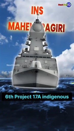INS Mahendragiri Is Now India’s New Stealth Power! 🇮🇳 #India #Defense