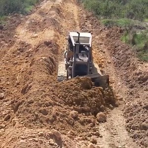 299K views · 3.9K reactions | Bulldozer Ploughing Soils Komatsu D58E Road Making Process Source : Mr Machines at YouTube channel | Alat Berat Mania | Facebook