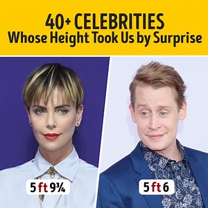 2.2M views · 7K reactions | 40+ celebrities whose height took us by surprise | Bright Side | Facebook