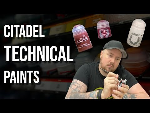 Citadel TECHNICAL Paints Deep Dive | Games Workshop Paint Line