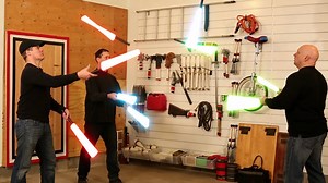 4.4K views · 156 reactions | We won't be doing lightsabers this year, mostly because they are not real. But we will be doing a lot of cool stuff at A Stocking Full of Awesome VIII: The Knife Before Christmas! Get tickets here, https://www.thelabtheater.org/dangercommittee Use The Code DANGER to get $5.00 off per ticket! | The Danger Committee | Facebook