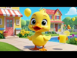 Tiny Duck Opens a Lemonade Stand | Funny and Fun Kids Nursery Rhyme Adventure