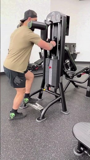 Pin Loaded Standing Calf Machine