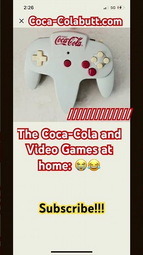 The Coca-cola and Video Games at home:😂😭😭 #nes #videogames #bootleg #nintendo #cocacola #n64