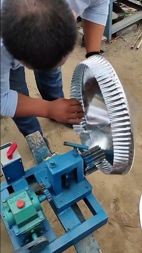 Two sheet metal edge pressing and embossing machines#youtubeshorts