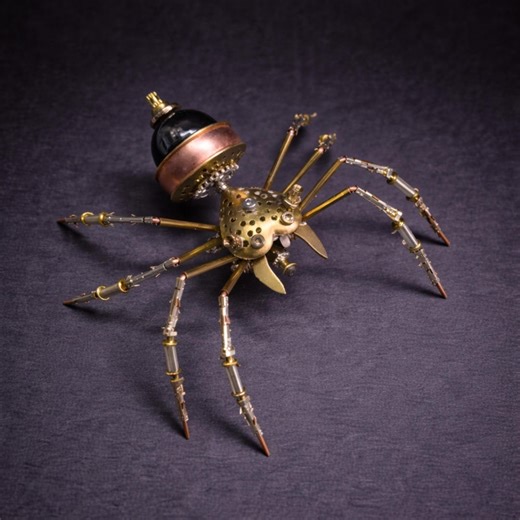 Steampunk Mechanical Spider Kit, DIY Metal Insect Model, Engineering Puzzle - Etsy