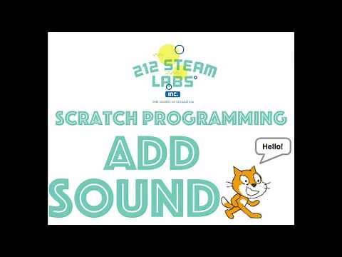 Scratch Programming - Adding Sound