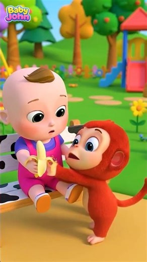 Sharing is Caring: The Banana Lesson | Nursery Rhymes Kids Songs | Baby Cartoon #baby #short