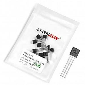 Chanzon LM335Z TO-92 Precision Analog Temperature Sensor IC (Pack of 10pcs)
