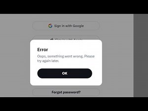 Twitter login Problem today | Oops, Something Went Wrong iPhone and laptop Problem ✅ | how to fix
