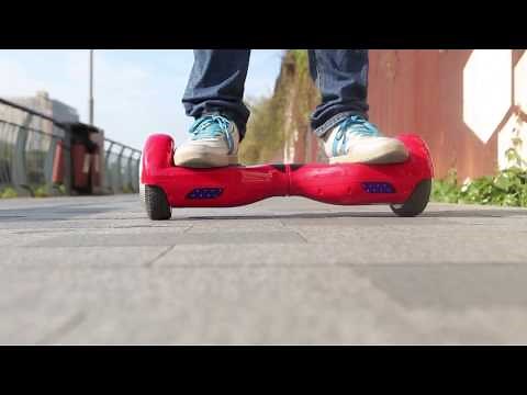 Hoverboard Riding on The Square, Grass and Around the River Bank
