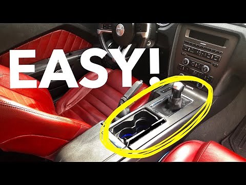 How To Remove 2010-2014 Mustang Center Console! STEP BY STEP