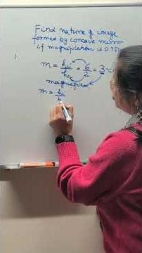 Magnification Numericals | Mirror & Lens Made Easy #physicsmadeeasy#magnification#electricity