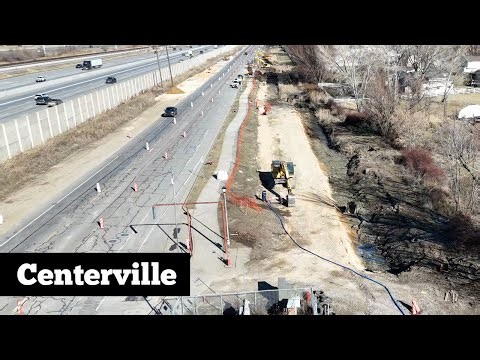 Centerville Lift Station and Sub Drain Vault Relocation - Drone Flyover - January 27, 2026