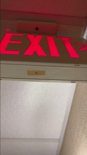 Testing a old Lithonia exit sign
