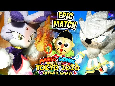 Silver vs Blaze !! Crazy Fun Match !! Mario & Sonic Tokyo 2020 Olympic Games !! ᴴᴰ