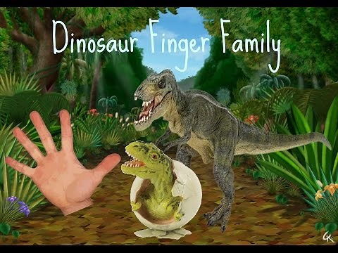 Dinosaur Finger Family 3D (Daddy Finger) Song Nursery Rhyme Kids