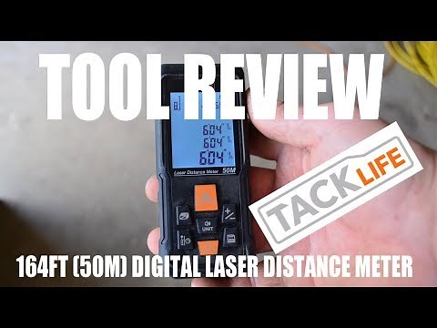 TOOL REVIEW - TackLIFE Laser Distance Measure Tool - Digital Range Finder