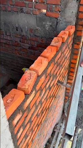 how to make 4 inch brick work..#shorts #construction