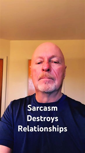 Sarcasm feels good until it breaks your marriage! #relatable #couplesfacts