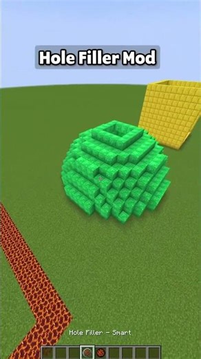 Minecraft Hole Filler Mod