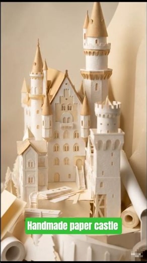 handmade paper castle