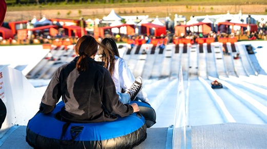 Ice skating, snow tubing, throwing snowballs in Florida? You can at Snowcat Ridge