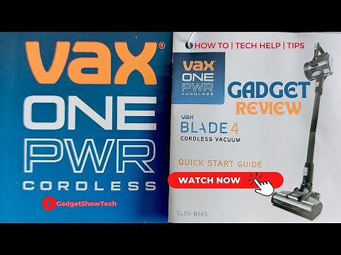 Cordless Vax ONEPWR Blade 4 Vacuum Cleaner Review Unboxing Review