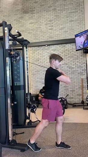 Cross Body Cable Tricep Extension