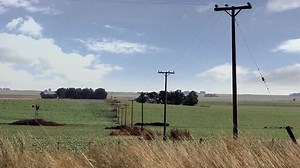 Electricity Poles Agricultural Landscape La Pampa Stock Footage Video (100% Royalty-free) 26094089 | Shutterstock