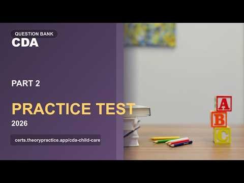 CDA Practice Test 2026 Part 2 | 50 Questions and Answers | Exam Prep