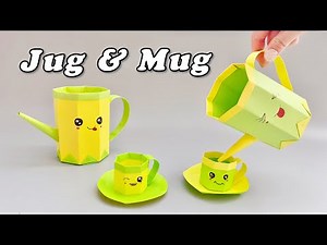 Diy Origami Paper Cup Easy / Diy Paper Jug