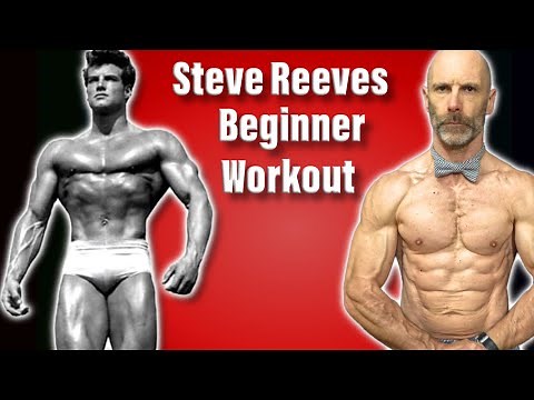 Steve Reeves Workout For Beginners (Full Workout)