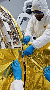 Why NASA Uses Gold Foil Installing Spacecraft Radiation Protection #fblifestyle | Beyond the Stars