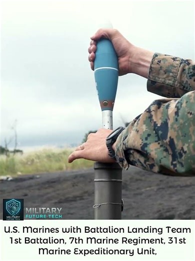 U.S. Marines Mortar Fire - Platoon Attacks during live-fire Training