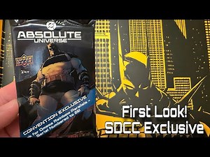 FIRST LOOK: Upper Deck’s SDCC Exclusive Absolute Batman Trading Cards! 🦇
