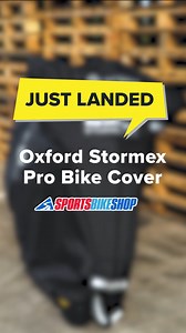 Just landed at Sportsbikeshop: Oxford Stormex Pro Bike Cover. https://bit.ly/stormex_pro | SPORTSBIKESHOP